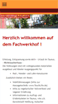 Mobile Screenshot of fachwerk-hof.de